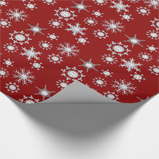 Baseballschneeflocken Geschenkpapier