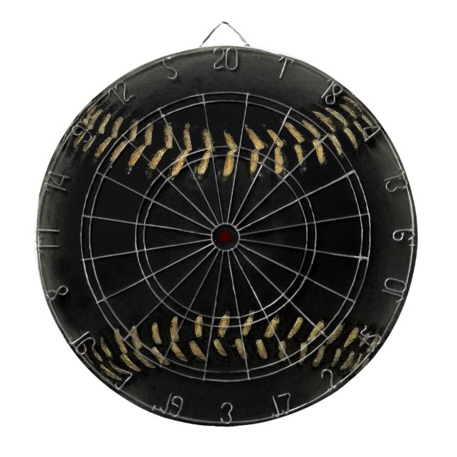 Baseballschwarz Dartscheibe (vorne)