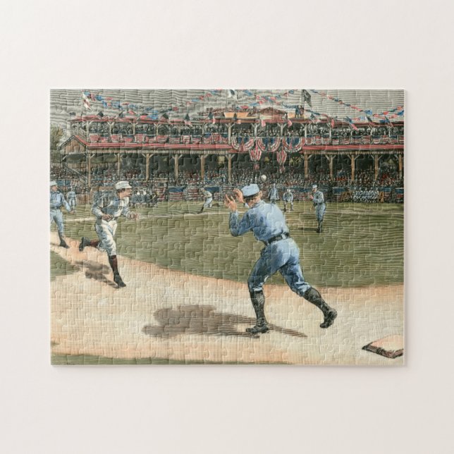 Baseballspiel der Nationalliga 1886 (Horizontal)