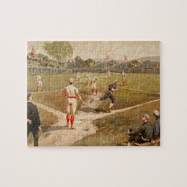 Baseballspiel der Vintagen 1800er (Horizontal)