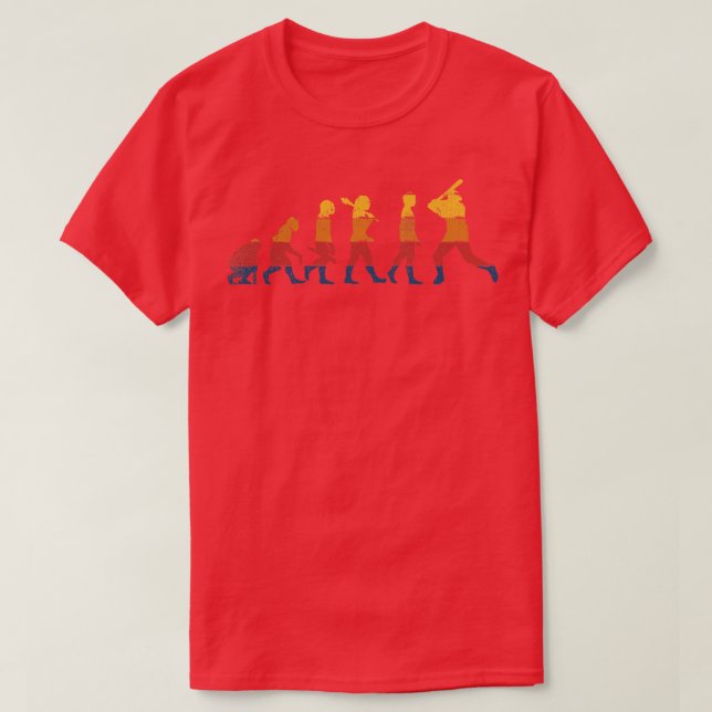 Baseballspieler 1 T-Shirt (Design vorne)