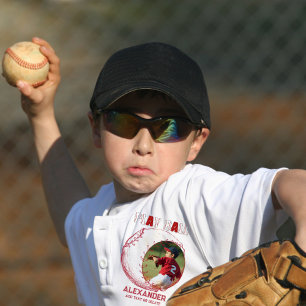 Baseballspieler, Teamunterstützer Little Kids Leag T-Shirt