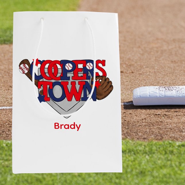 Baseballstars, Handschuh, Bat & Ball Mittlere Geschenktüte (Von Creator hochgeladen)