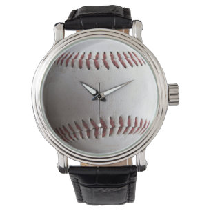 Baseballstiche Armbanduhr