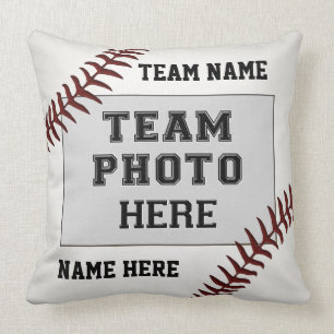 Baseballteams-Bild-Ideen-Geschenk-Züge, Spieler Kissen