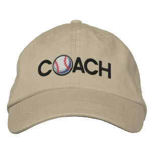 Baseballtrainer Bestickte Kappe