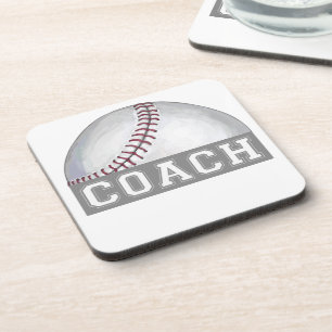 Baseballtrainer Getränkeuntersetzer