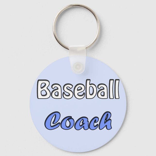 Baseballtrainer Schlüsselanhänger (Vorderseite)