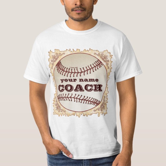 Baseballtrainer T-Shirt (Vorderseite)