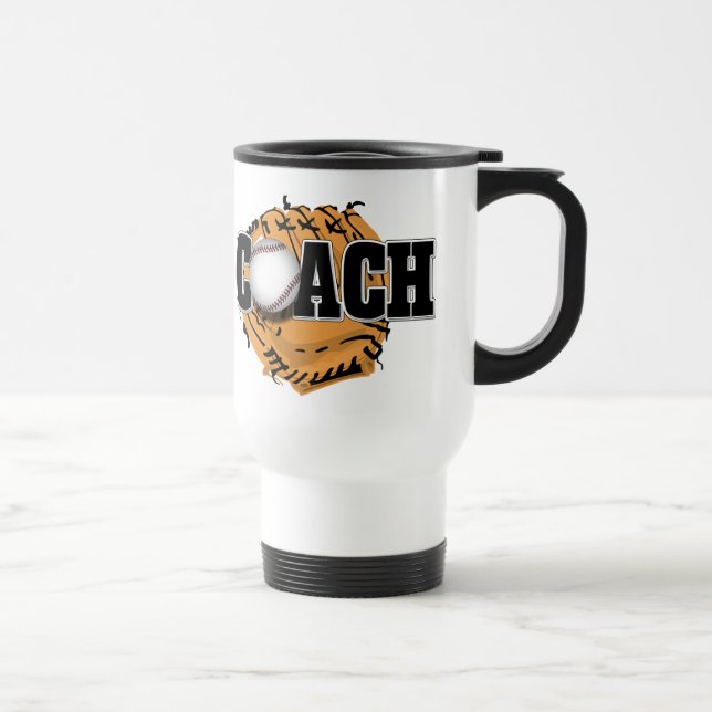 Baseballtrainer-Tasse Reisebecher (Rechts)