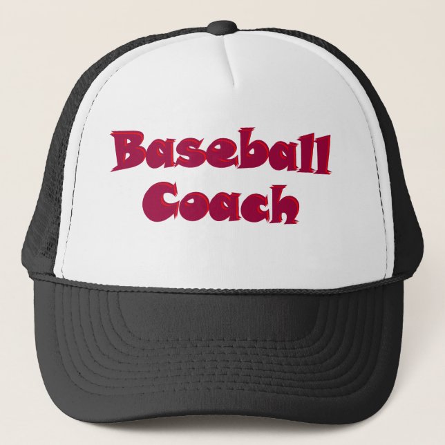 Baseballtrainer Truckerkappe (Vorderseite)