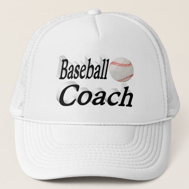Baseballtrainer Truckerkappe (Vorderseite)