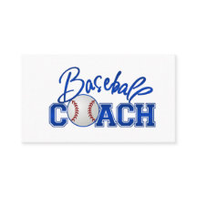 Baseballtrainer-Visitenkarten