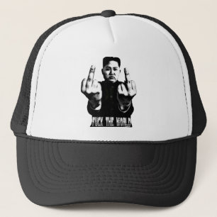Basecap Kappe Kim Jong Un - Fu ck the world FTW