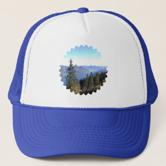 Basecap mit Berg- und Waldmotiv – Natur pur Truckerkappe
