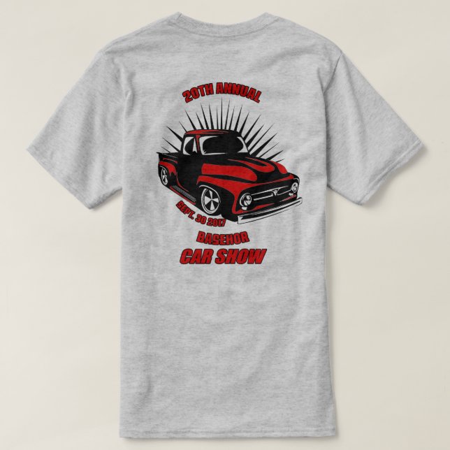 Basehor Auto-Show-T - Shirt 2017 (Design Rückseite)