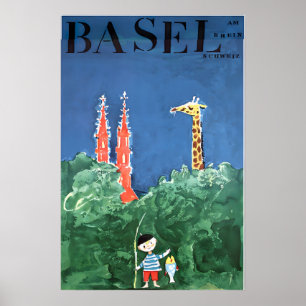 Basel Art Schweizer Reiseposter Schweiz Druck Poster