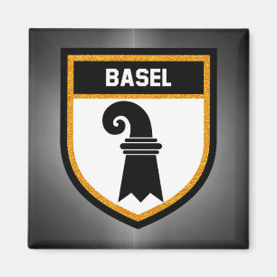 Basel-Flagge Magnet