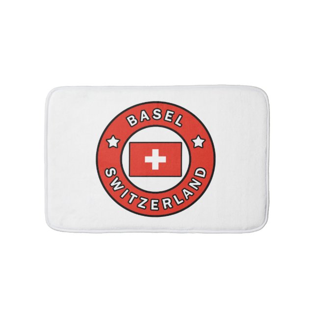 Basel Schweiz Badematte (Vorderseite)