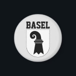 Basel, SCHWEIZ Magnet<br><div class="desc">Wappen der Stadt Basel,  Schweiz.</div>