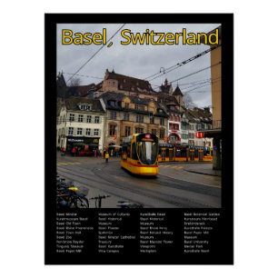 Basel, Schweiz Poster