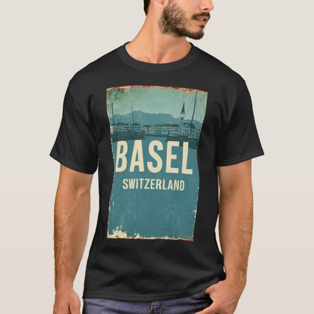 Basel - Schweiz T-Shirt (Vorderseite)