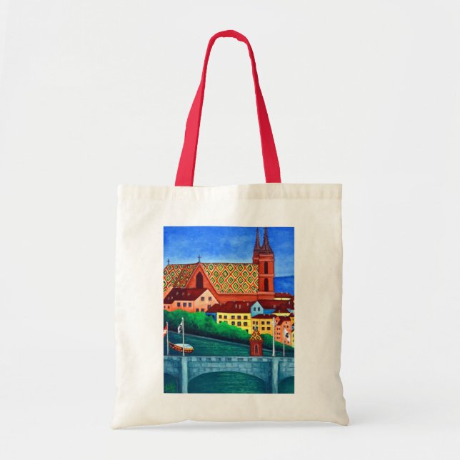 Basel, Schweiz Tote Bag Tragetasche (Vorne)