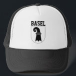 Basel, SCHWEIZ Truckerkappe<br><div class="desc">Wappen der Stadt Basel,  Schweiz.</div>
