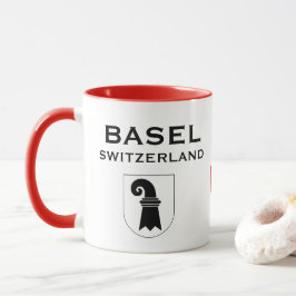 Basel Schweiz Wappen Kaffee Tasse