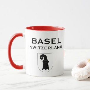 Basel Schweiz Wappen Kaffee Tasse