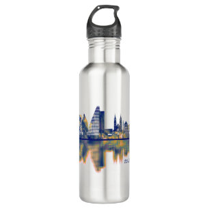 Basel Skyline Edelstahlflasche