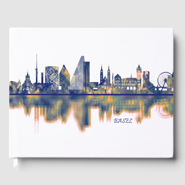 Basel Skyline Gästebuch (Vorderseite)