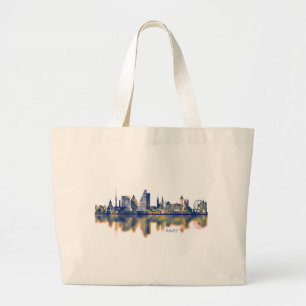 Basel Skyline Jumbo Stoffbeutel