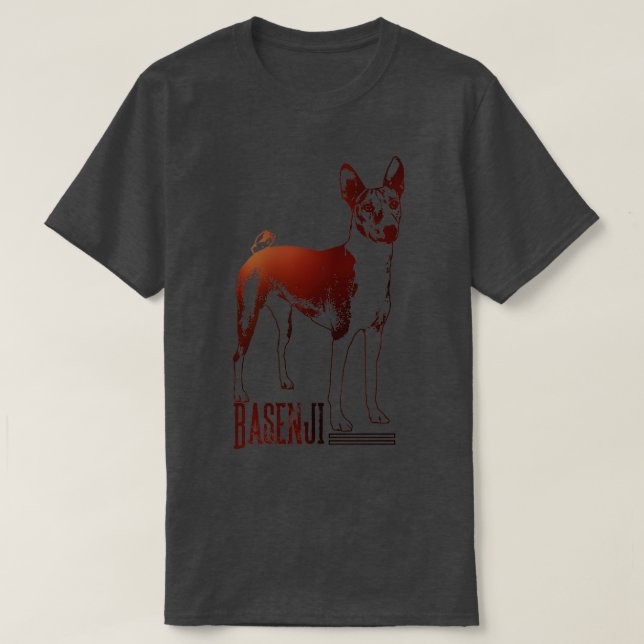 Basenji 4 T-Shirt (Design vorne)
