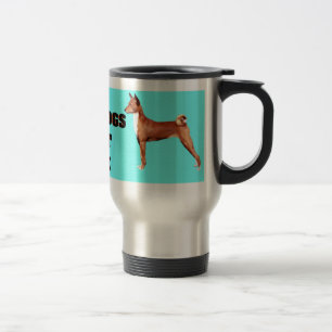 BASENJI BARK REISE MUG REISEBECHER