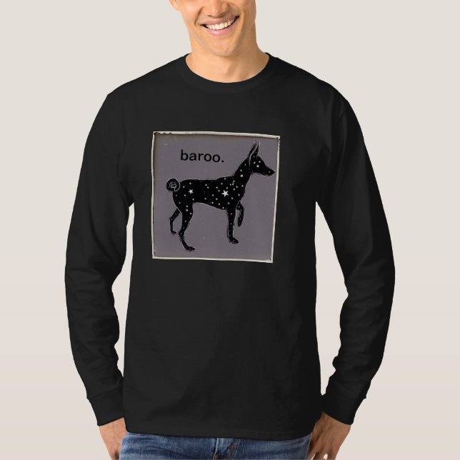 basenji baroo Langhülse T - Shirt (Vorderseite)