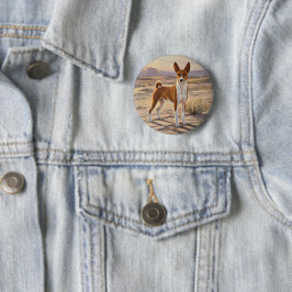 Basenji Button