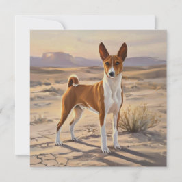 Basenji Dankeskarte