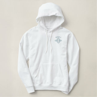 Basenji Dog MOM Bestickter Hoodie