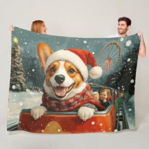 Basenji Dog Roller Untersetzer Weihnachten Fleecedecke