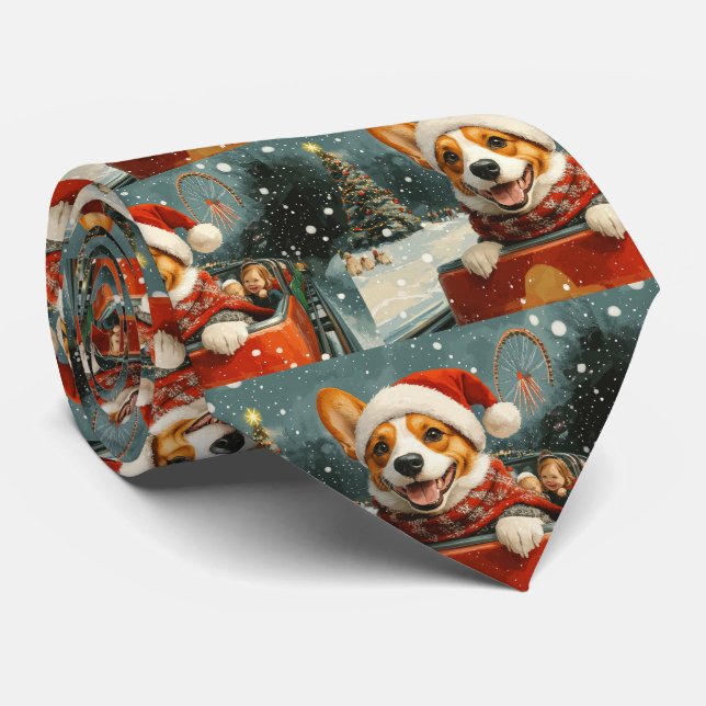 Basenji Dog Roller Untersetzer Weihnachten Krawatte (Gerollt)