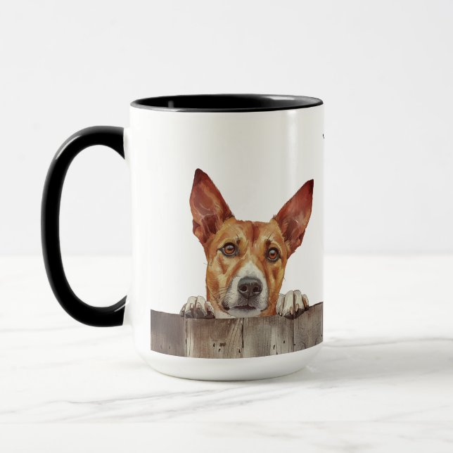 Basenji Dog Tasse (Links)