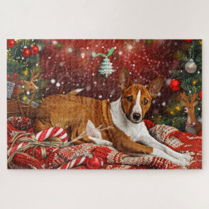 Basenji Dog Weihnachtsfest