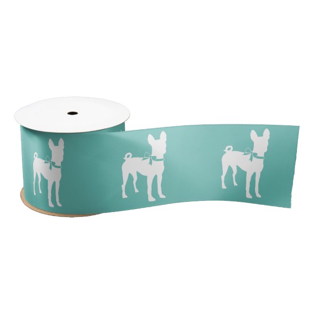 Basenji Doppy Welpe Satinband (Spule)
