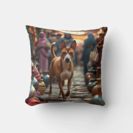 Basenji Elegant Throw Kissen