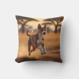 Basenji Elegant Throw Kissen