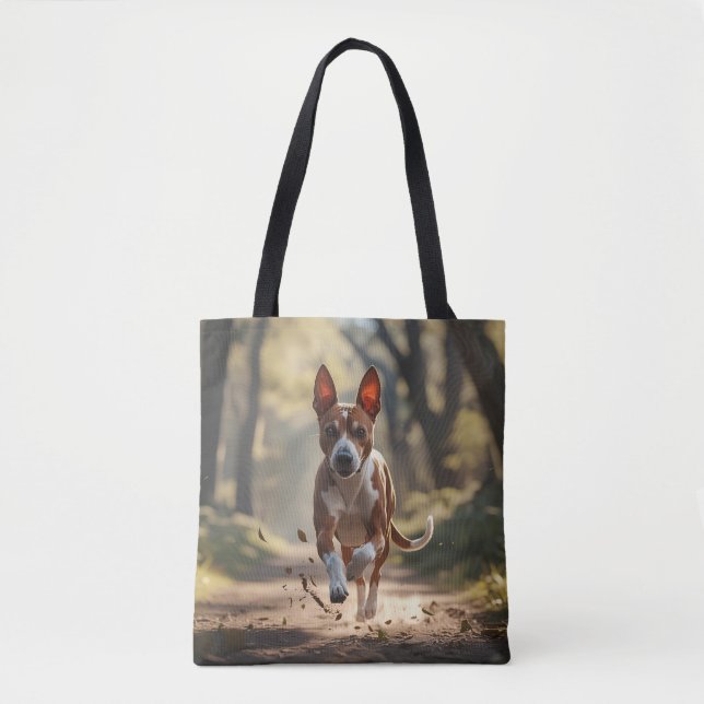 Basenji Elegant Tote Bag Tasche (Vorderseite)