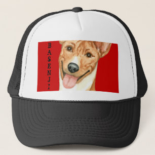 Basenji-Farbblock Truckerkappe