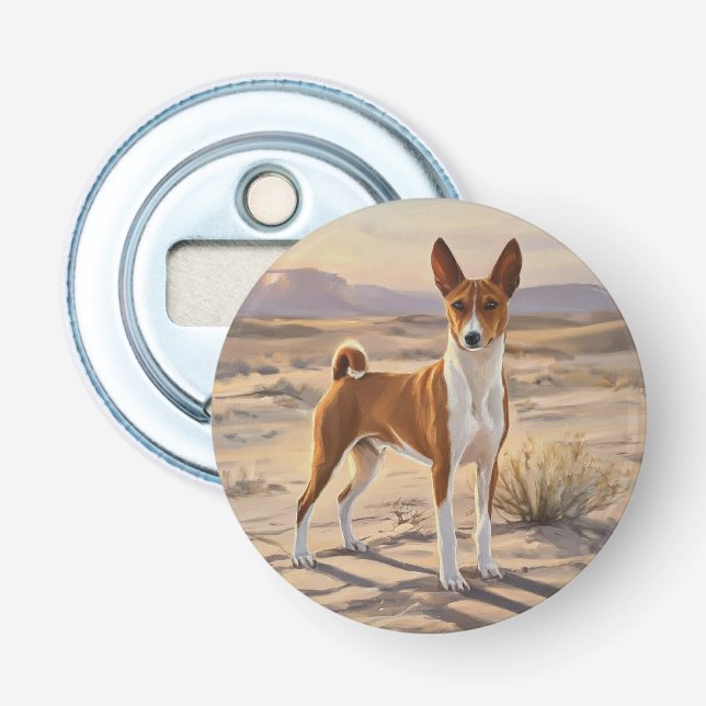 Basenji Flaschenöffner (Vorderseite)