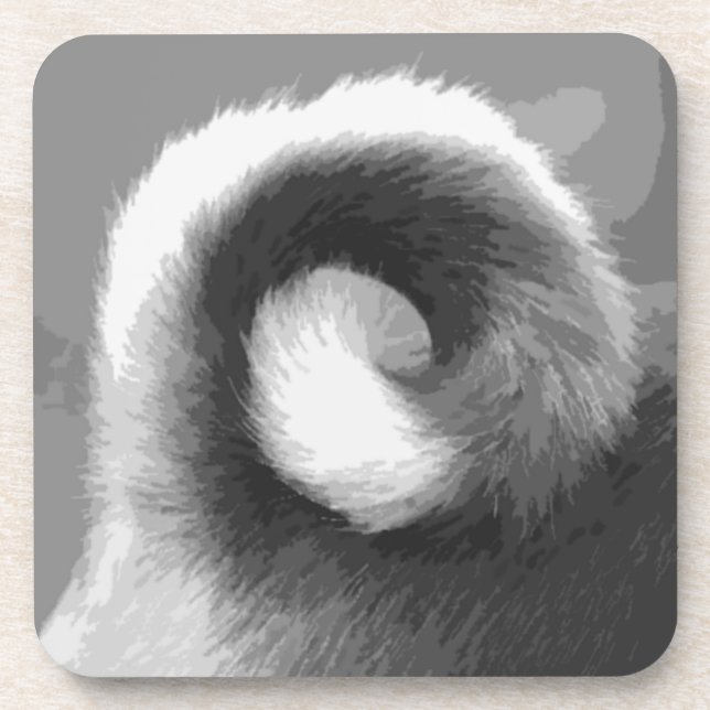 Basenji Getränkeuntersetzer (Vorderseite)